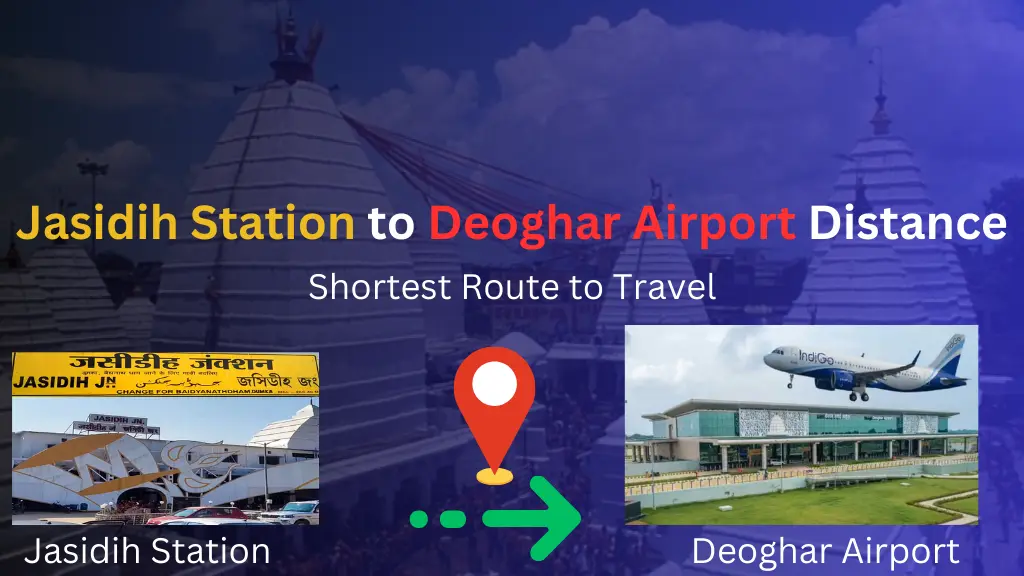 Jasidih Station to Deoghar Airport Distance